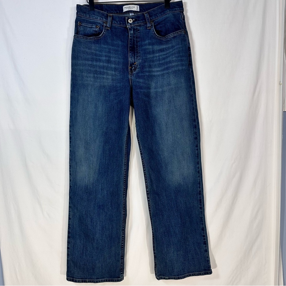Abercrombie & Fitch Jeans 29/8R Blue The 90's Straight High Rise Curve Love
